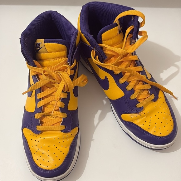 Nike Men’s Dunk High Retro DD1399-500 Lakers Size 8.5 main image 10